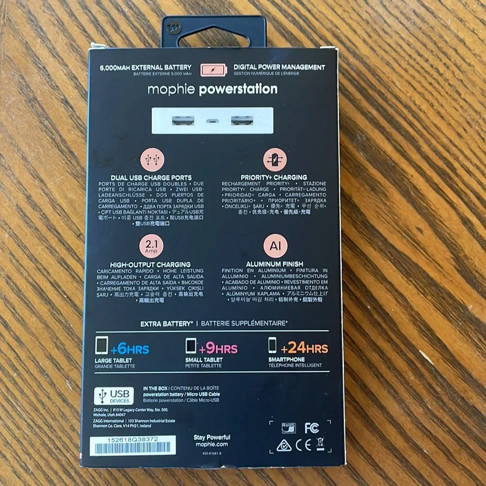 Mophie Powerstation Pink External Battery